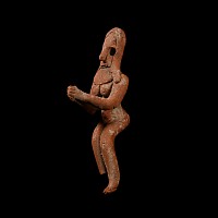 Indus Valley Terracotta Seated Fertility Figure