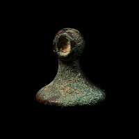 Central Asian Bronze Stamp Seal Matrix with Triskele
