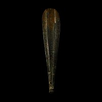 Chinese Han Style Bronze Belt Hook with Inscription