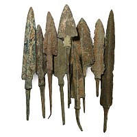 Luristan Bronze Arrowhead Collection