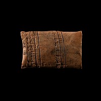 Old Babylonian Administrative Terracotta Tablet Noting a Fall from the City Wall of Isin
