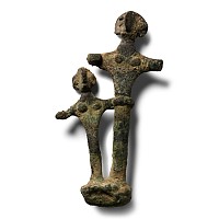 Canaanite Bronze Warrior God Pair