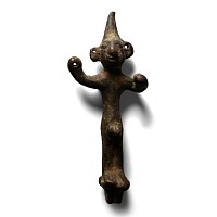 Canaanite Bronze Male Warrior God Statuette