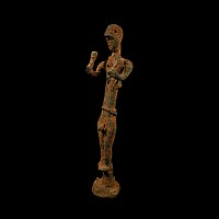 Canaanite Bronze Warrior God Holding Weapons