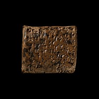 Old Babylonian Cuneiform Tablet with Original Envelope, Recording a Contract for 1½ Shekels of Silver