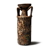 Large Roman Iridescent Glass Vessel