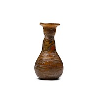 Eastern Roman Marbled Glass Bottle