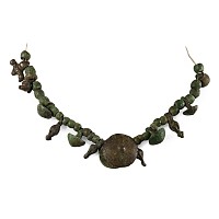 Bronze Age Bead Necklace with Pendants