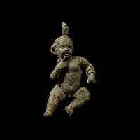 Roman Bronze Figure of the God Harpocrates