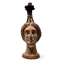 Gnathian Plastic Vase in the Shape of a Woman