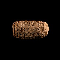 Old Babylonian Terracotta Bulla Recording the Rations of Vegetable Oil to Named Individuals