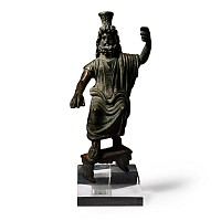 Roman Bronze Figure of Serapis