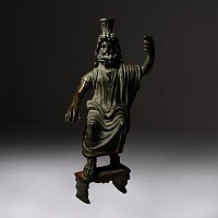 Roman Bronze Figure of Serapis