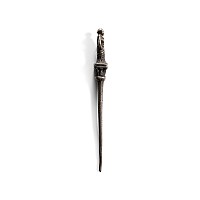 Roman Silver Pin with a Figure of a Standing Woman