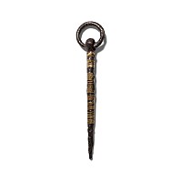 Scandinavian Viking Inlaid Iron Ring Pin