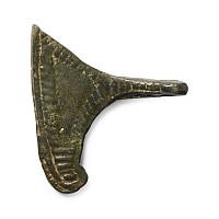 Viking Age Decorated Bronze Broad Axehead Pendant