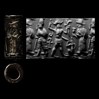 Western Asiatic Haematite Cylinder Seal