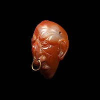 Roman Agate Head of a Grotesque