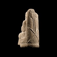 Sumerian Calcite Figure of a Priest