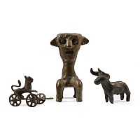 Western Asiatic Bronze Bull-Human and Other Animal Collection