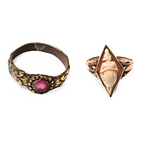 Post Medieval Gold and Other Ring Group