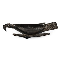 Papua New Guinean Wooden Hornbill Bird Dish