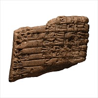 Old Babylonian Cuneiform Administrative Tablet Fragment