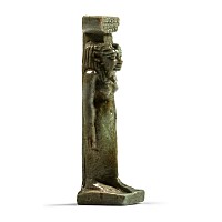 Egyptian Green Glazed Faience Amulet of Nephthys