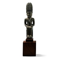Egyptian Blue Amulet of Amun