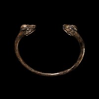 Achaemenid Silver Bracelet with Beast-Heads