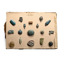 Egyptian Faience Bead and Amulet Collection