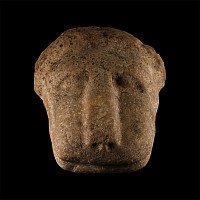 Western Asiatic Marble Head of a Lion