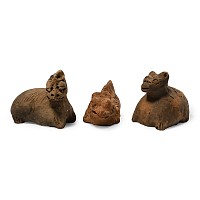 Chinese Yuan Terracotta Animal Group