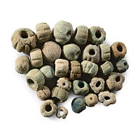 Romano-Egyptian Faience Melon Bead Collection
