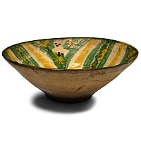 Nishapur Terracotta Glazed Bowl