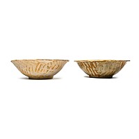 Abbasid Three-Colour Lustre Pottery Bowl Group