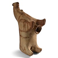 Parthian Ceramic Horse Rhyton