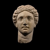 Hellenistic Marble Head of a Goddess