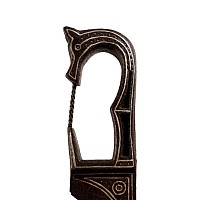 Ibero-Celtic Style Iron Falcata with Inlaid Decoration