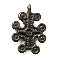 Byzantine Bronze Cross Pendant