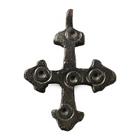 Byzantine Bronze Cross Pendant