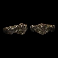 Norman Period Bronze Ring with Lozenge-Shaped Bezel