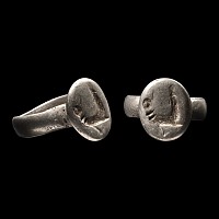 Medieval Silver Decorated Ring