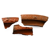 Roman Decorated Redware Fragment Group