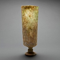 Monumental Sasanian Cut Glass Goblet