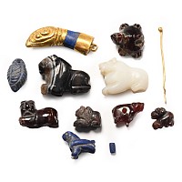 Western Asiatic Style Stone Animal Collection
