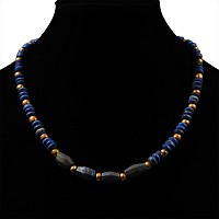 Hellenistic Lapis Lazuli and Gold Bead Necklace