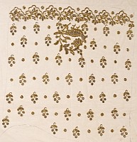 Western Asiatic Textile with Gold Embroidery