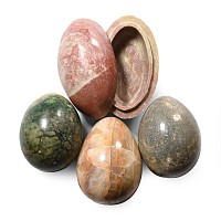Polished Mineral Specimen Egg Collection