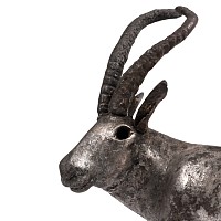 Proto-Elamite Silver Ibex Pendant